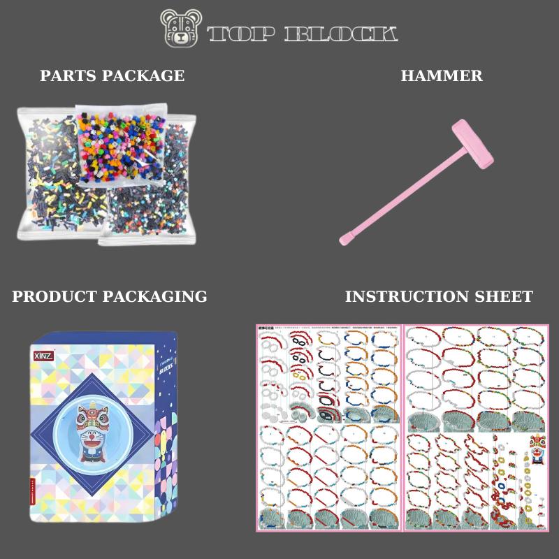 Seafood Bear Building Blocks