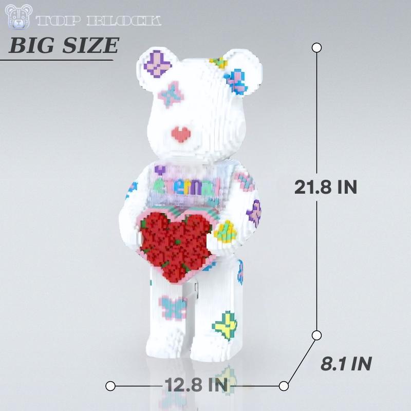 Rose Hugging Bear Blocks