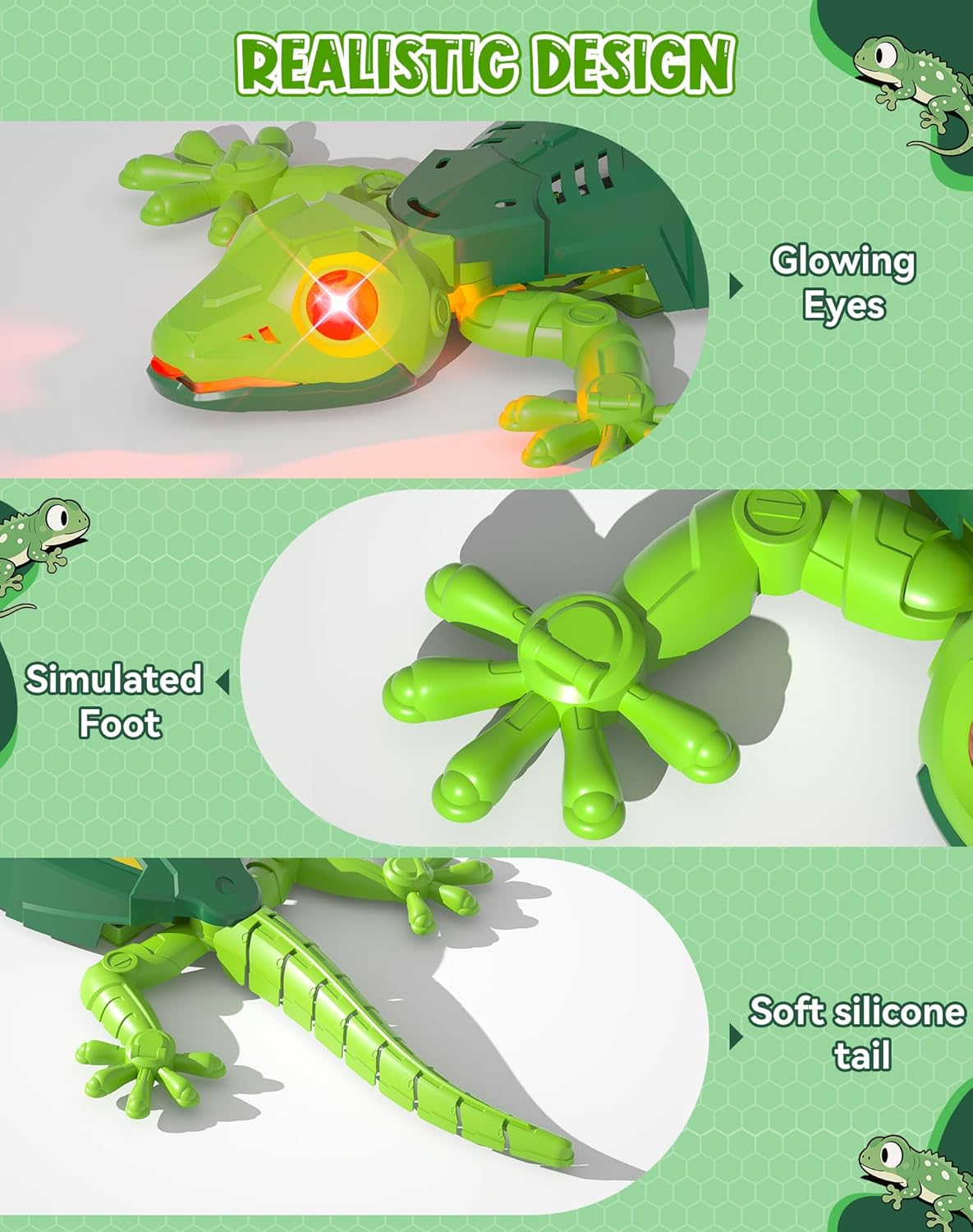 RC Wall Climbing Lizard Toy