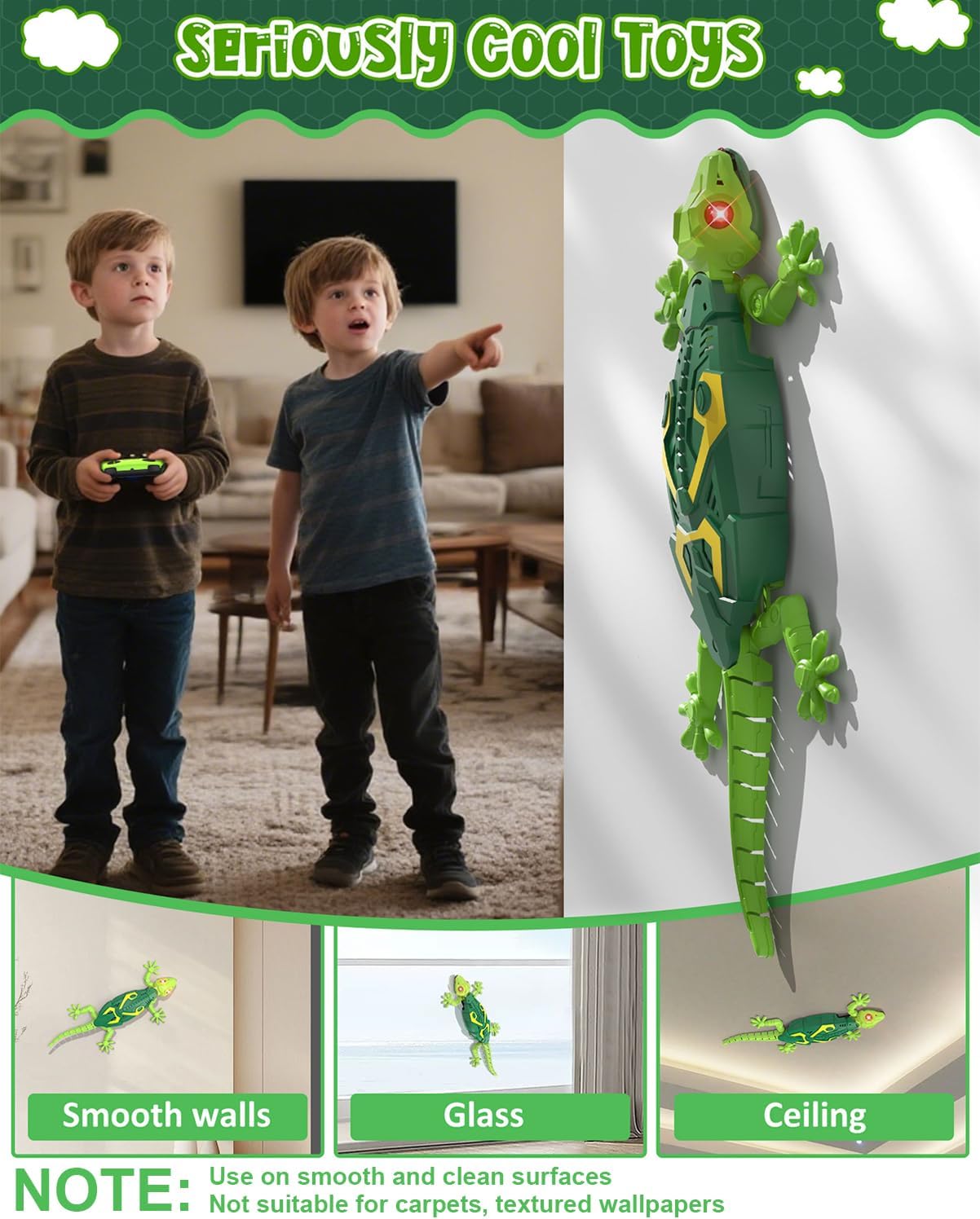 RC Wall Climbing Lizard Toy
