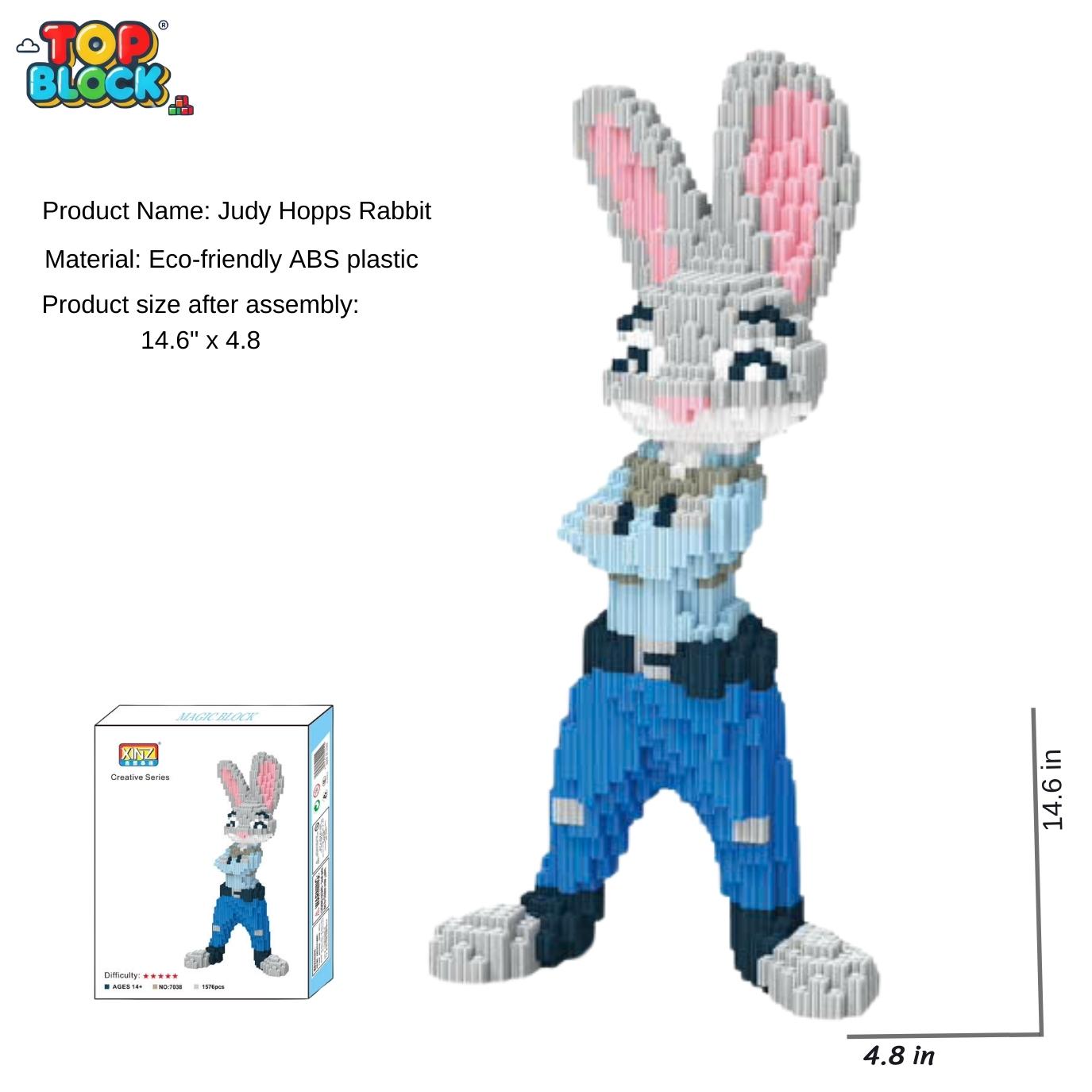 Fox 3D Animal Building Blocks Set