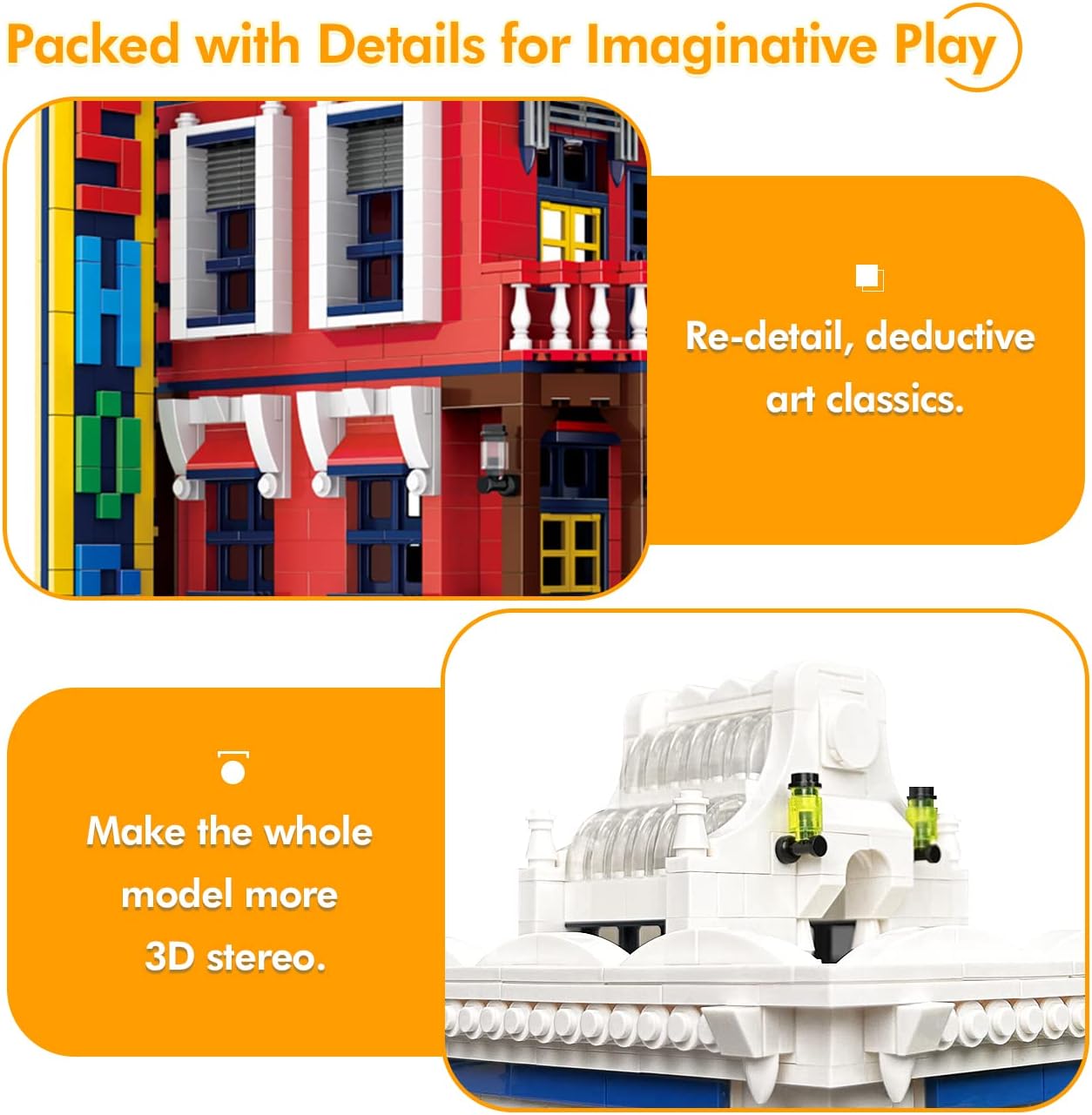 Corner Store Building Blocks Set