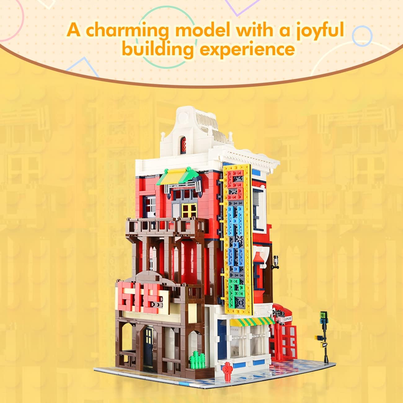 Corner Store Building Blocks Set