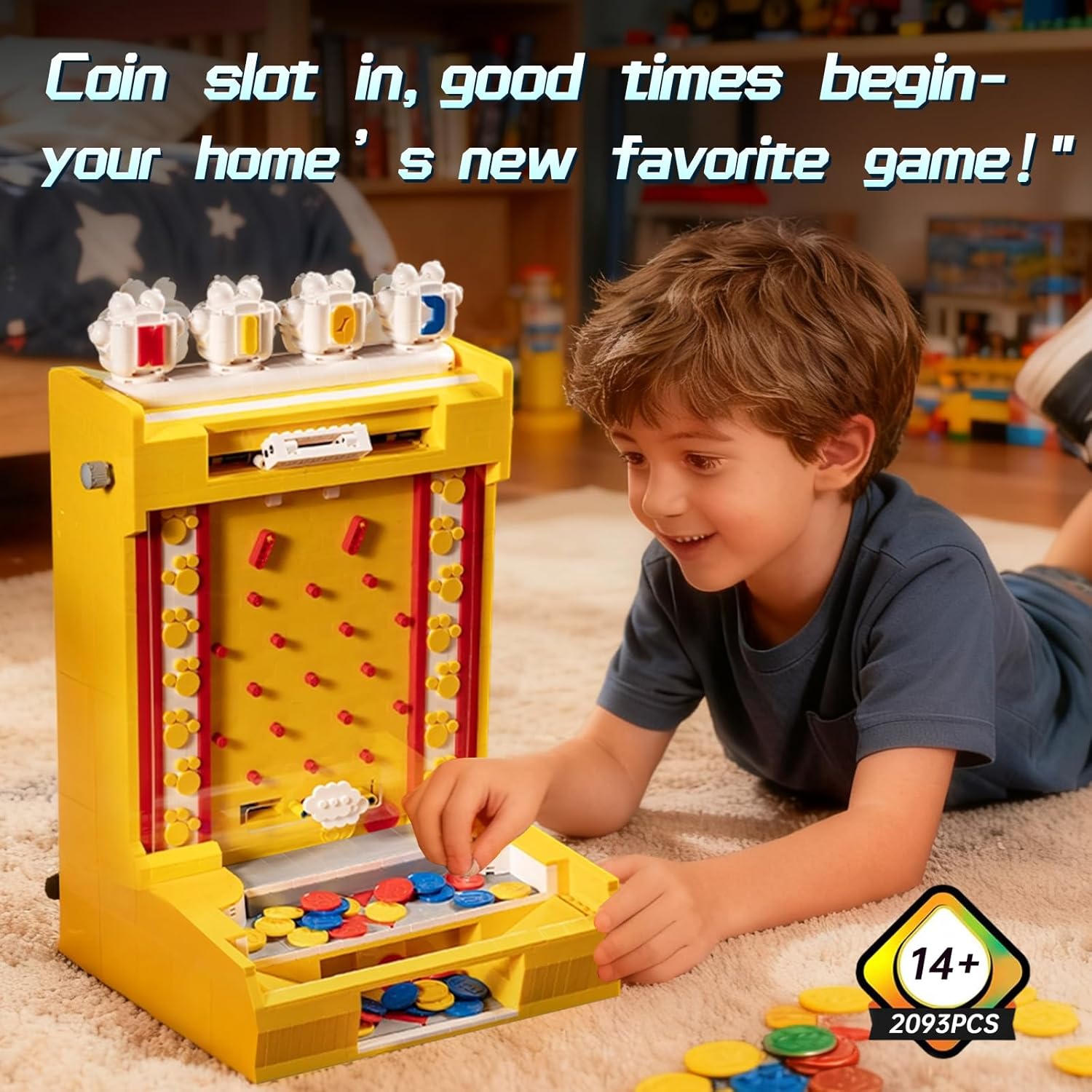 Coin Drop Arcade Game Toy Machine