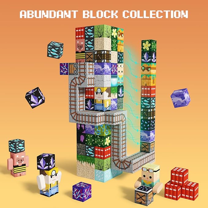 Magnetic Castle Building Blocks Set for Kids