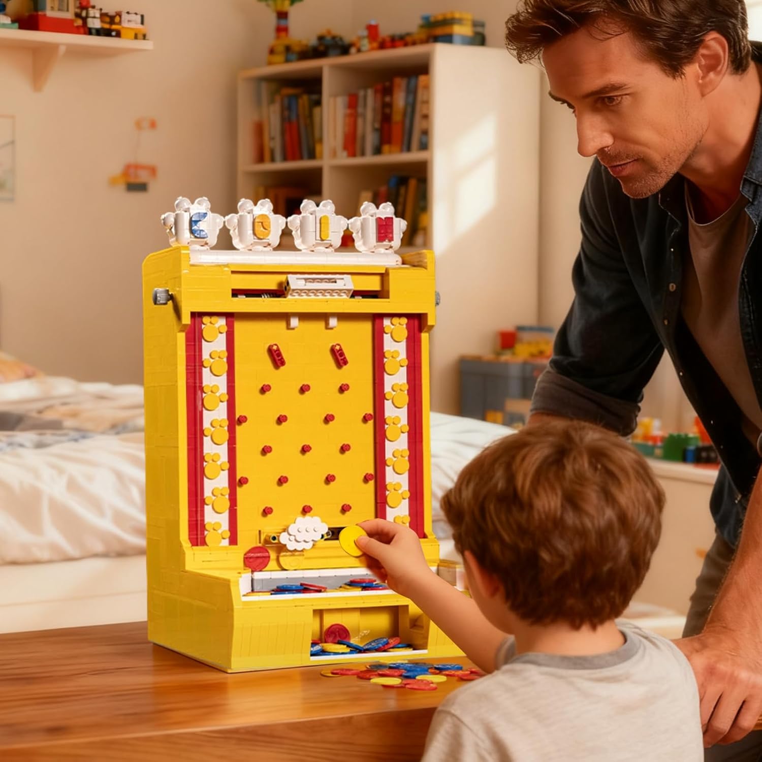 Coin Drop Arcade Game Toy Machine