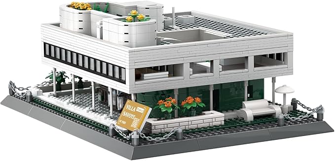 Villa Savoye 1226-Piece Building Blocks Set