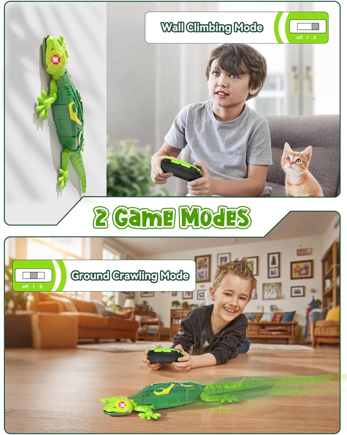 RC Wall Climbing Lizard Toy
