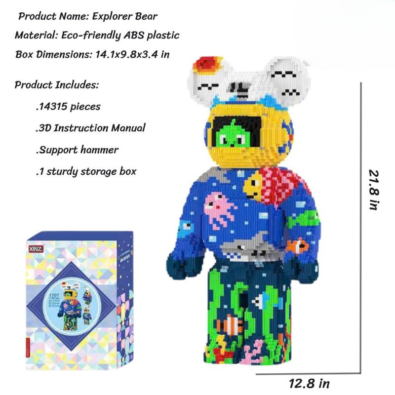 Seafood Bear Building Block Set