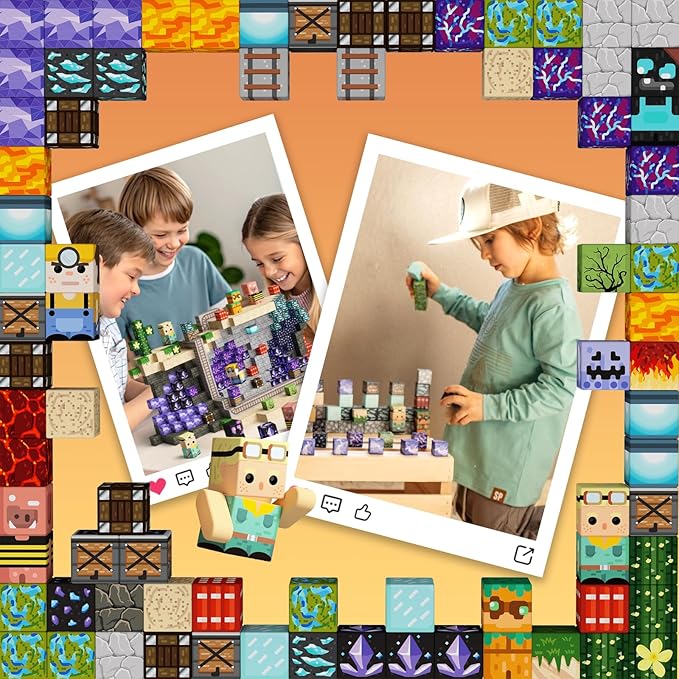 Magnetic Castle Building Blocks Set for Kids