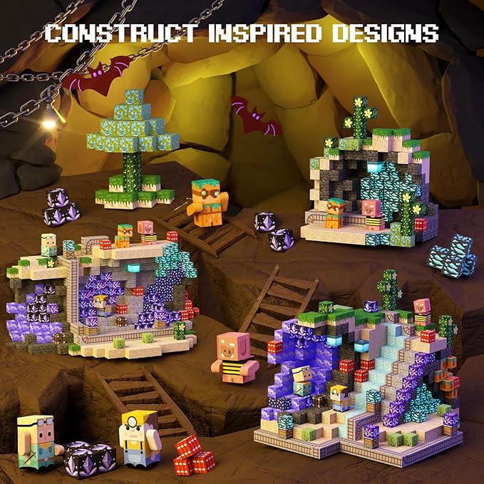 Magnetic Castle Building Blocks Set for Kids