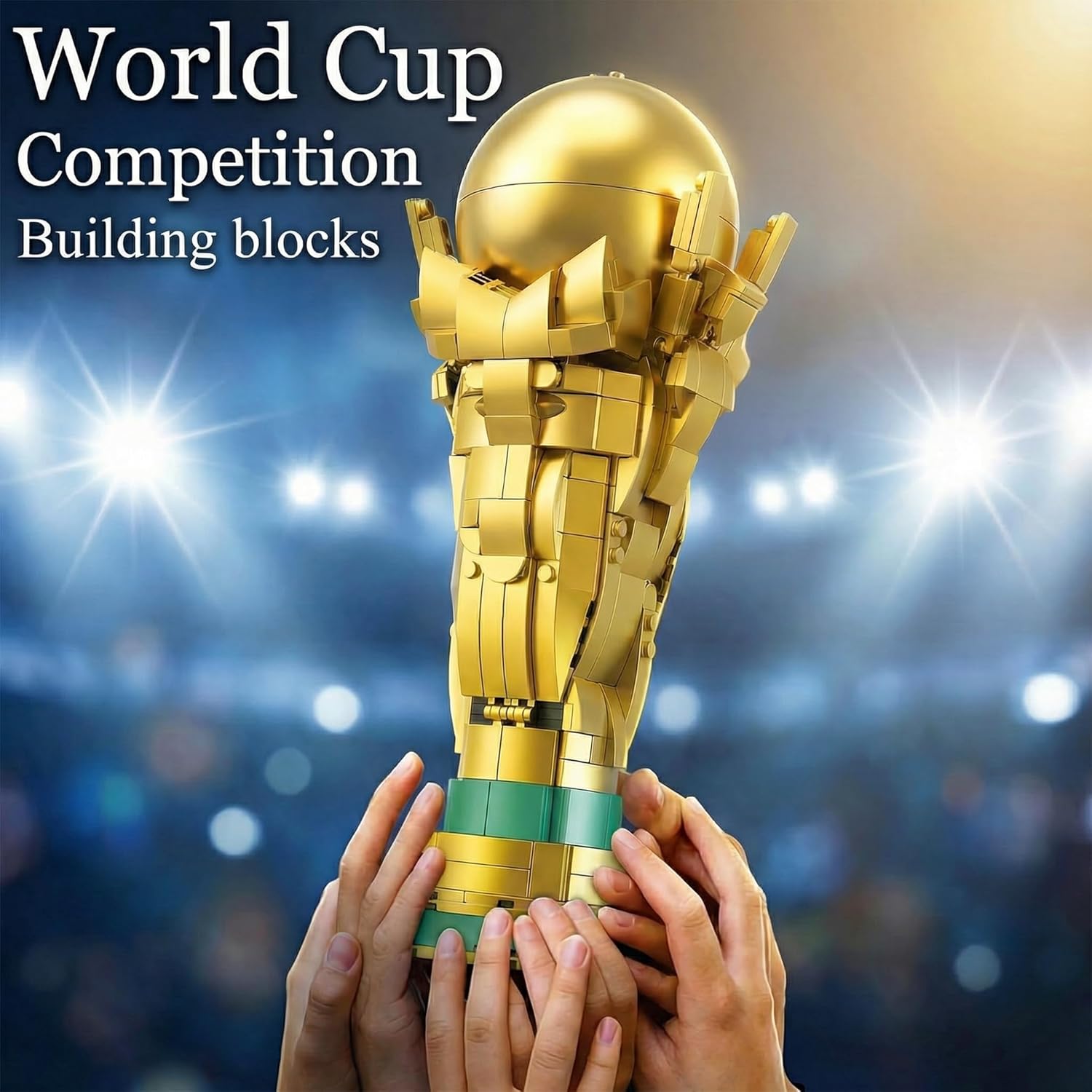 Gold Mini Building Block Piece