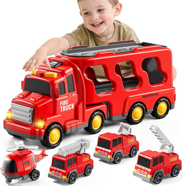 5-in-1 Fire Truck Set