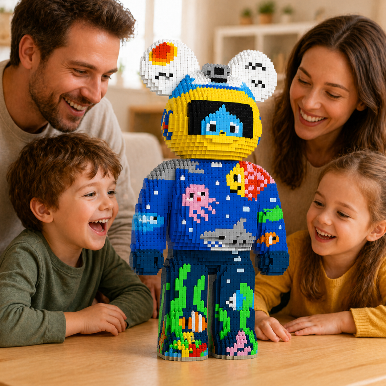 Seafood Bear Building Block Set