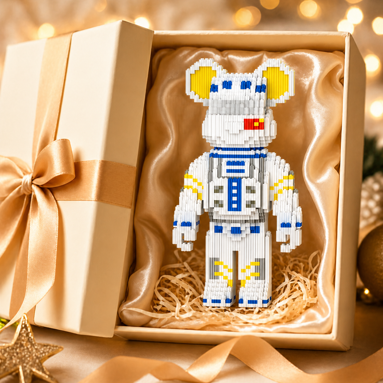 Space Travel Bear Building Block Set