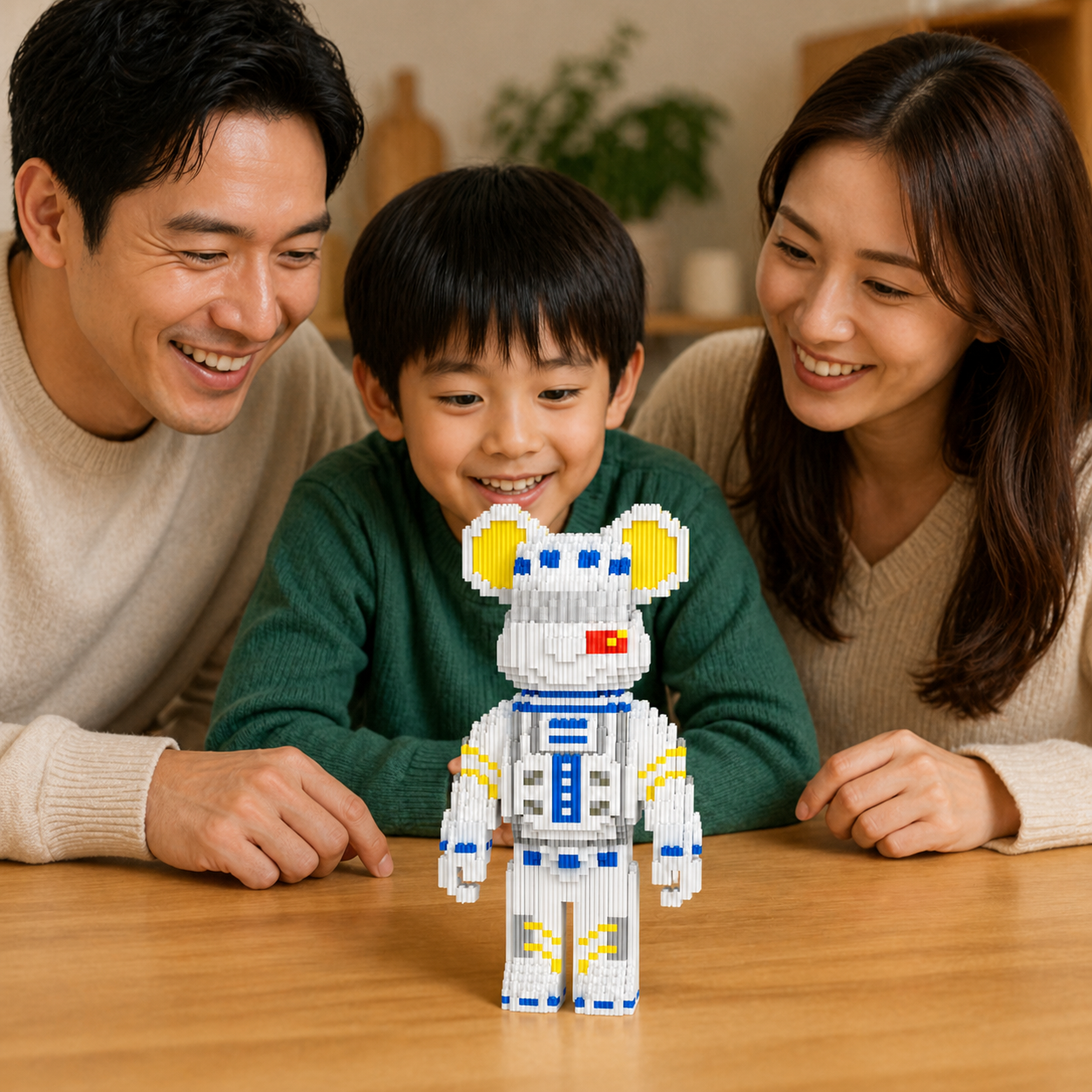 Space Travel Bear Building Block Set