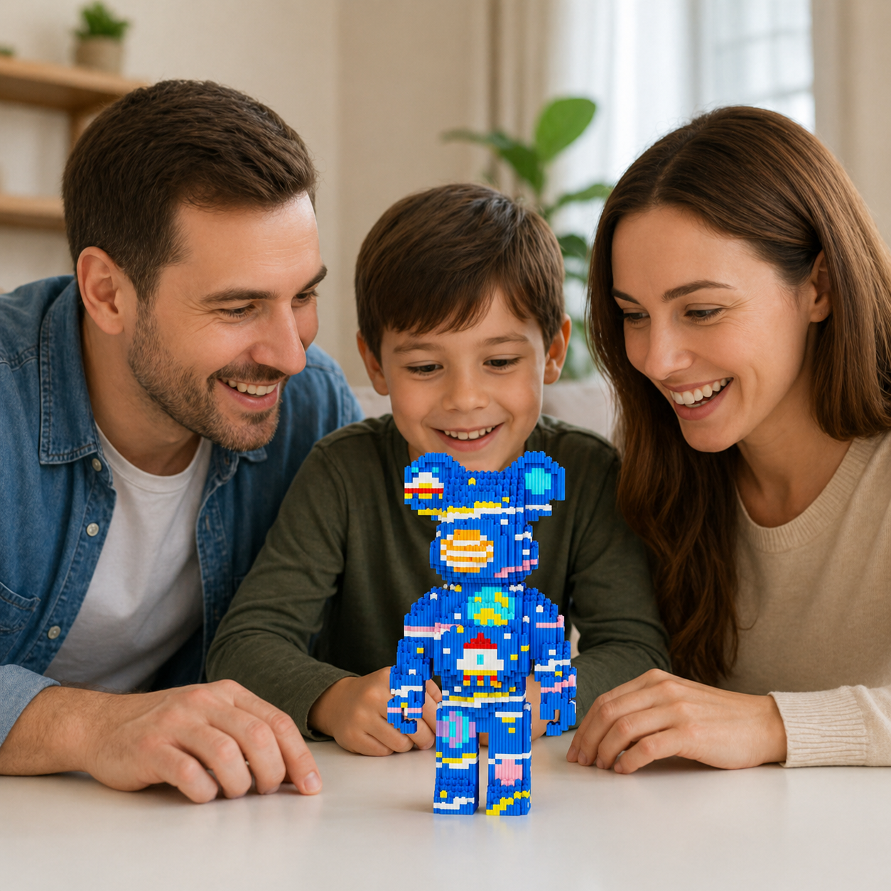 Space Bear Building Block Set