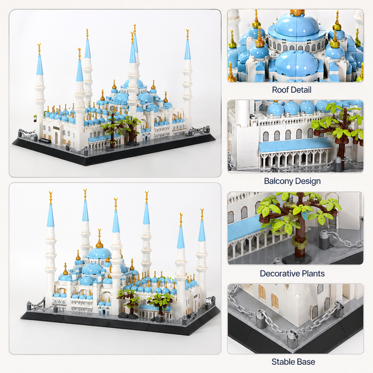 Building Blocks Mosque Architecture Model Set