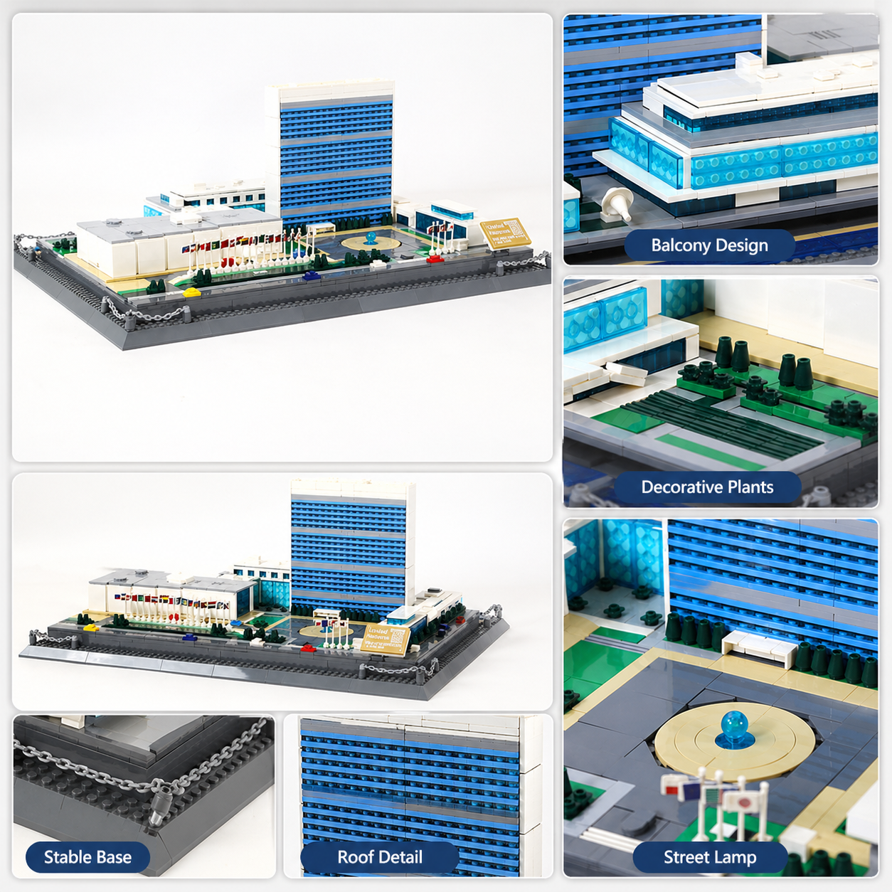 United Nations Headquarters Building Blocks