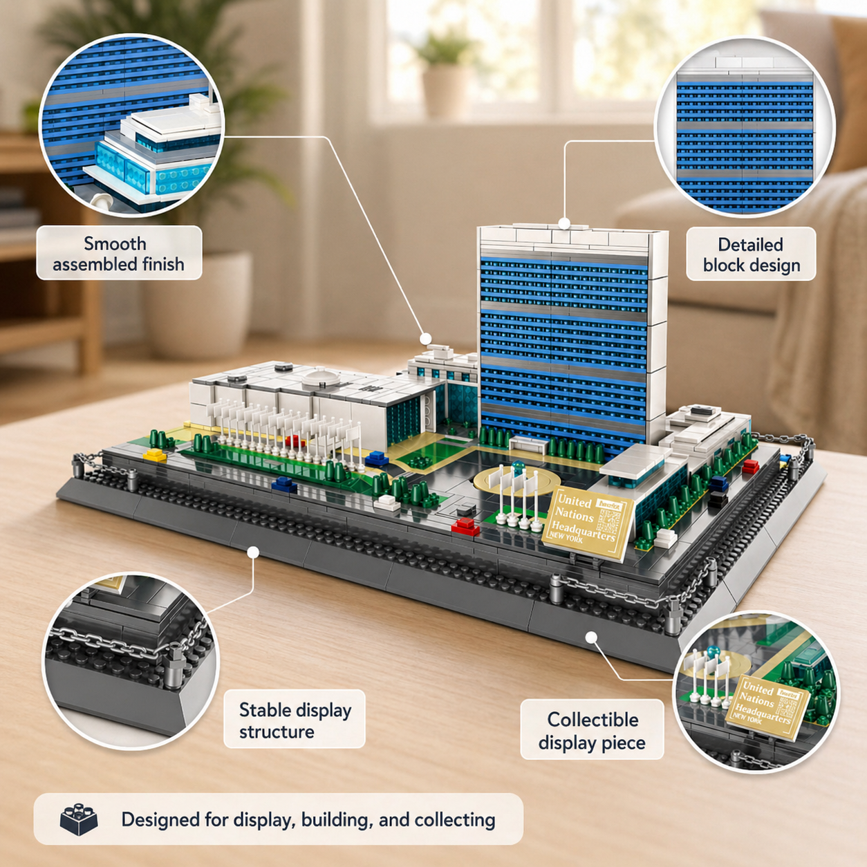 United Nations Headquarters Building Blocks