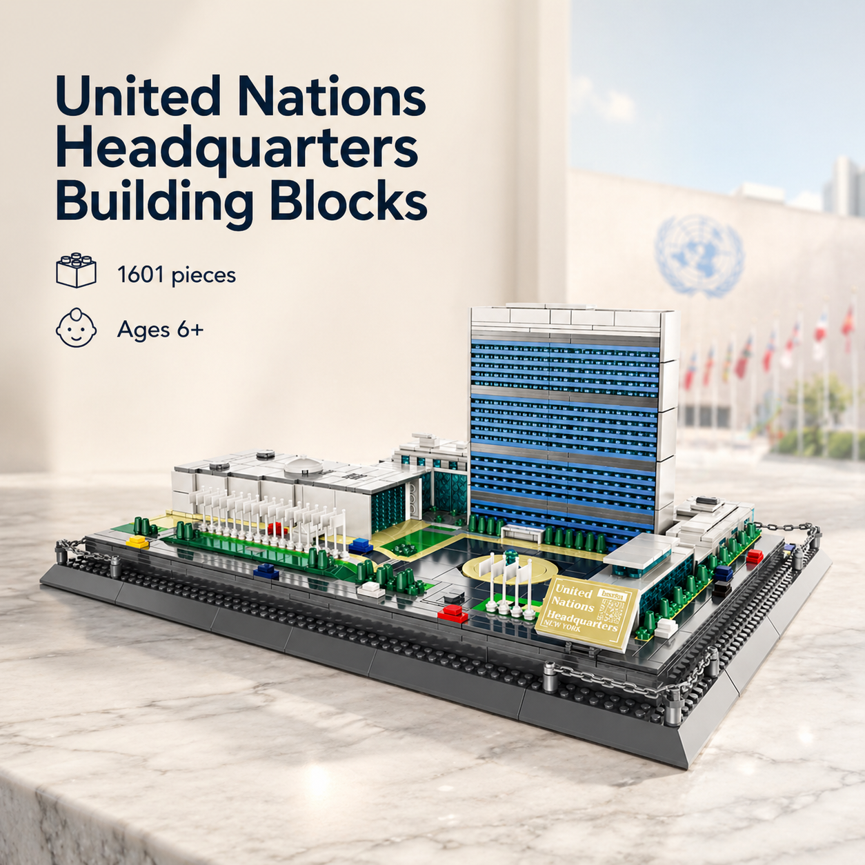 United Nations Headquarters Building Blocks