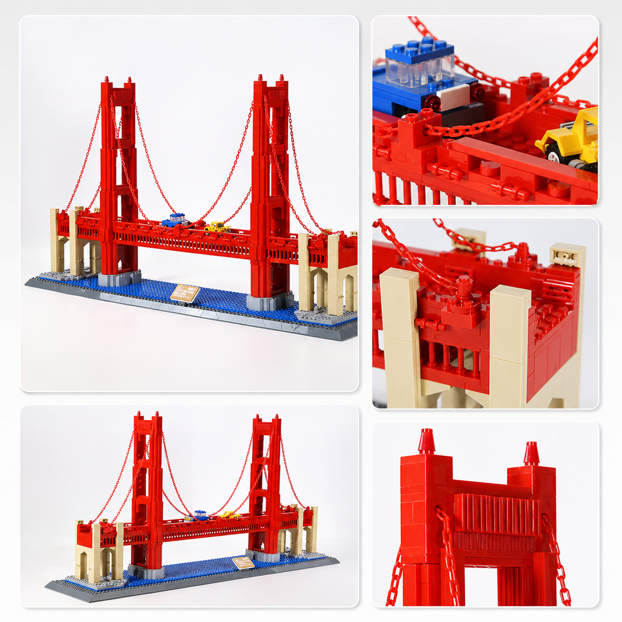 Golden Gate Bridge Building Block Set