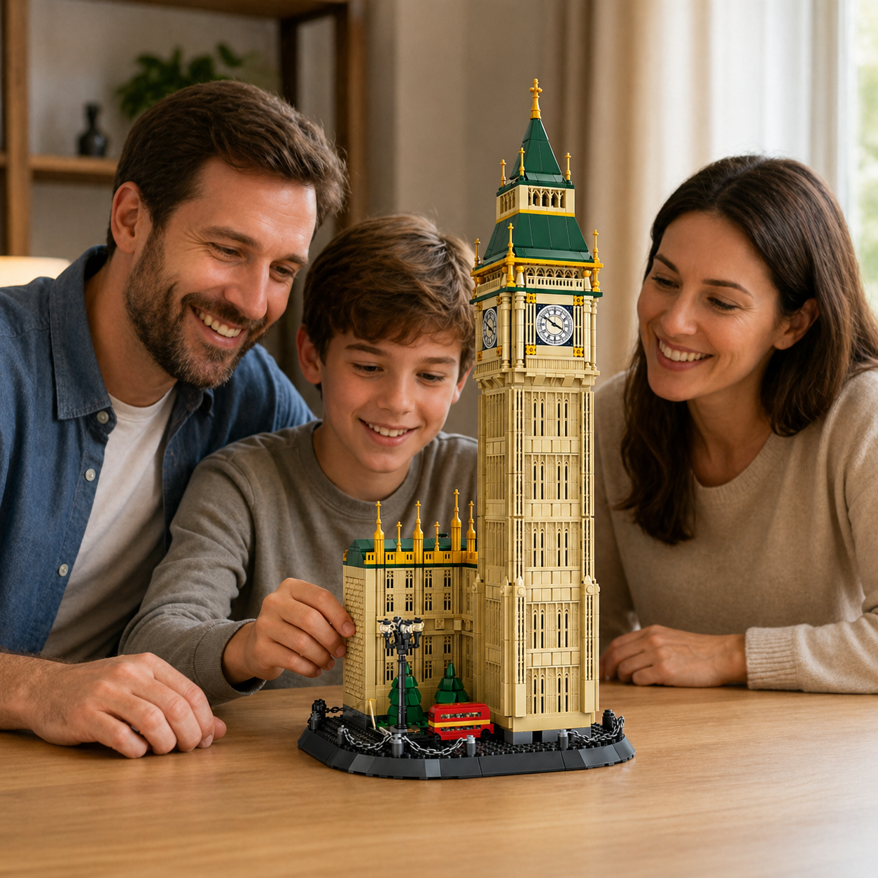 Wange 5216 London Elizabeth Tower Building Set