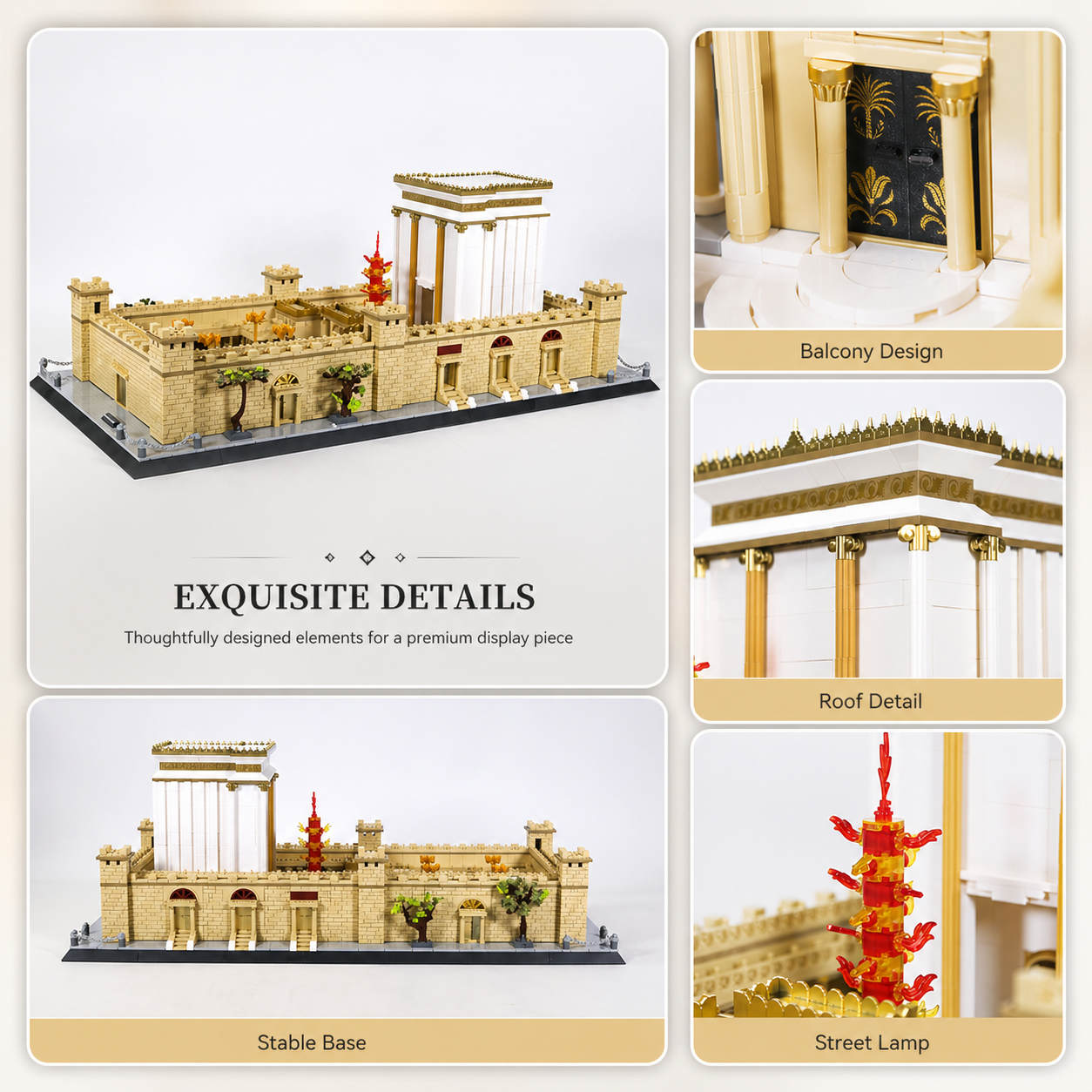 Jerusalem Temple Building Blocks Model Set