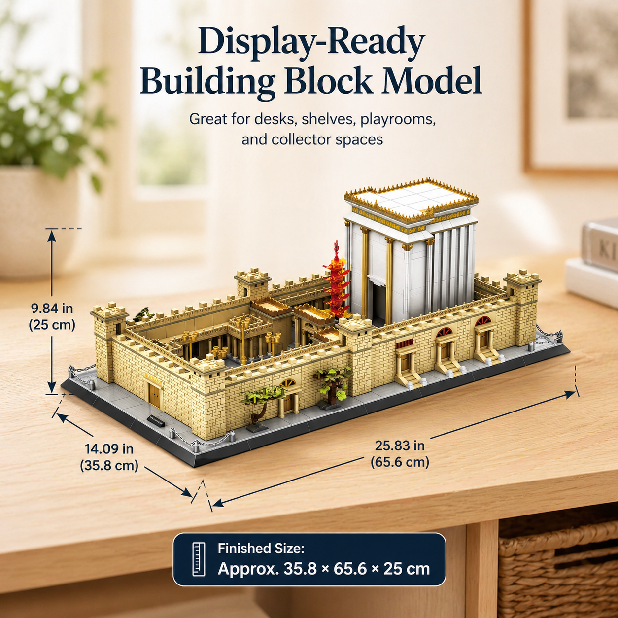 Jerusalem Temple Building Blocks Model Set
