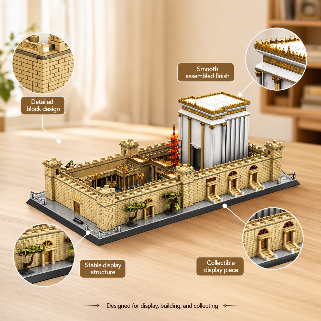 Jerusalem Temple Building Blocks Model Set