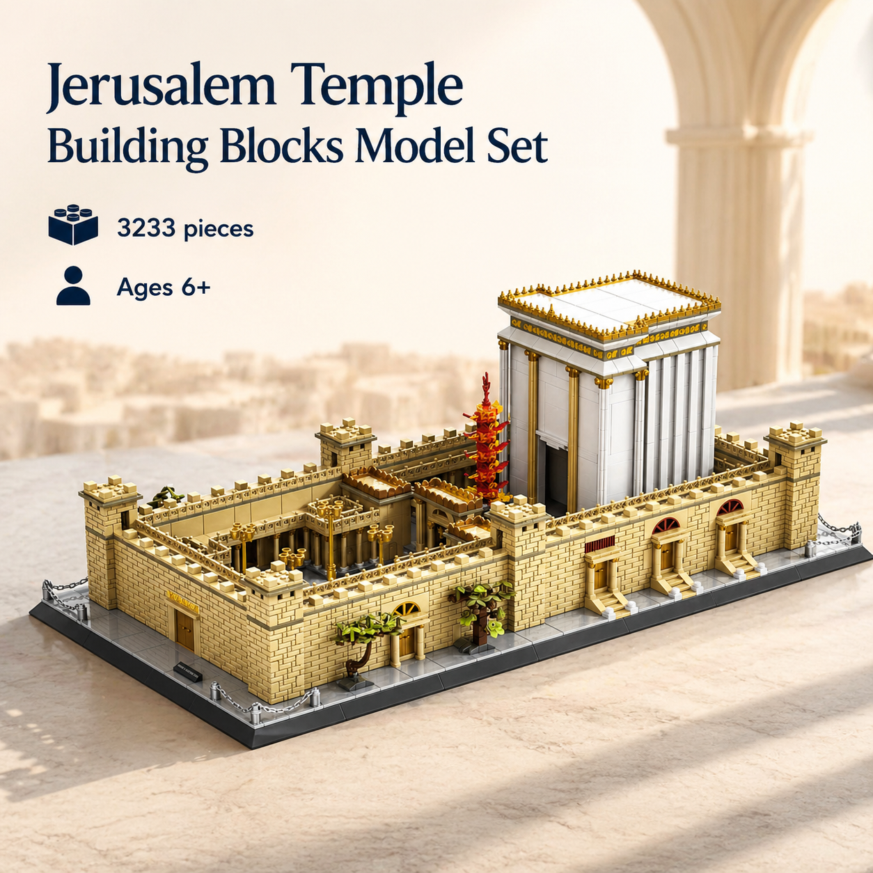 Jerusalem Temple Building Blocks Model Set