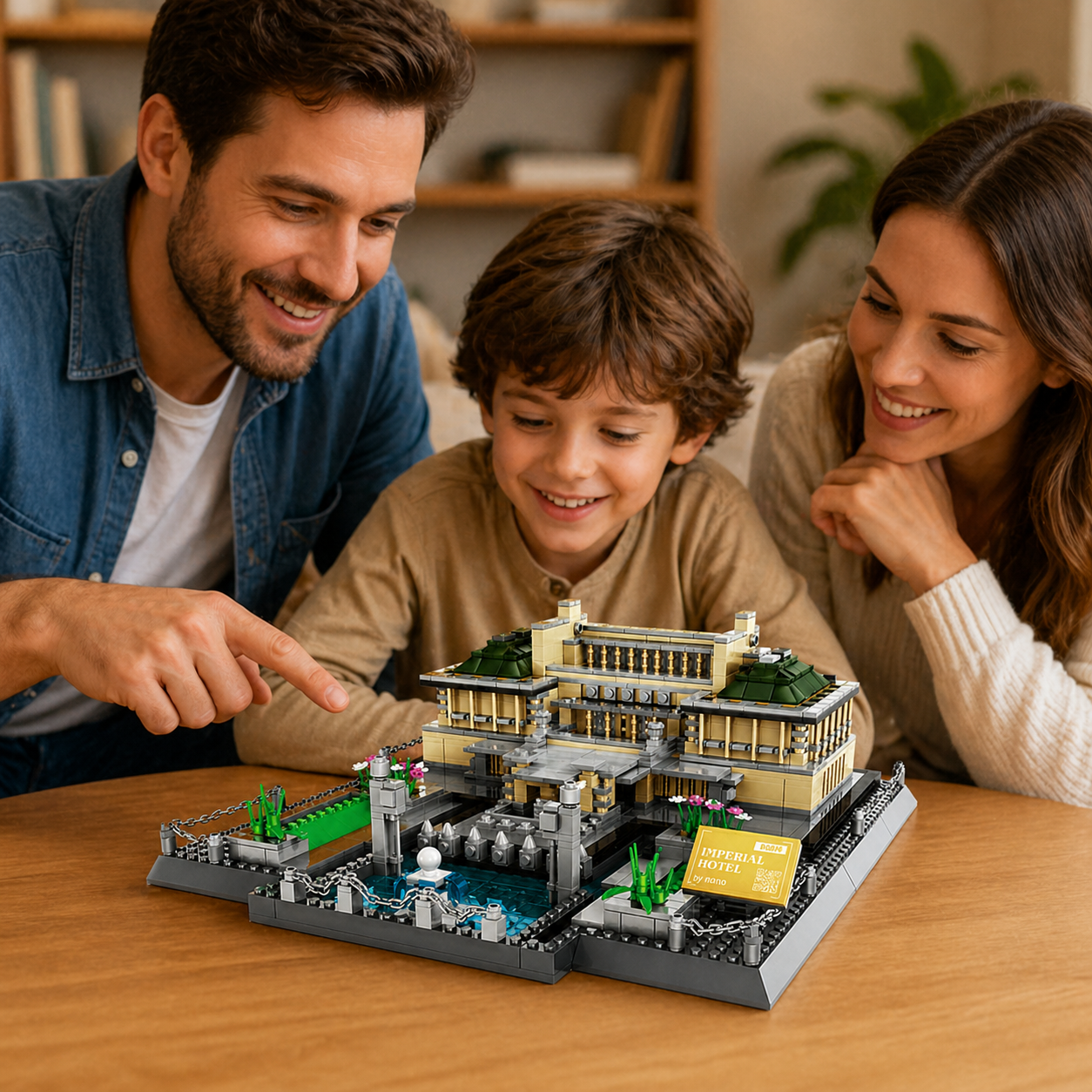 Imperial Hotel Tokyo 1375-Piece Building Blocks Set