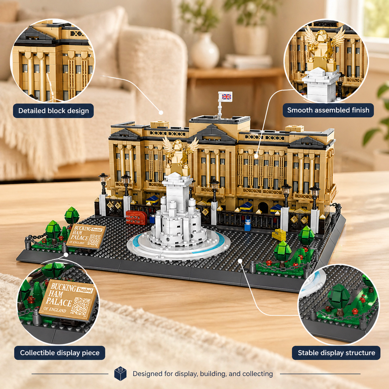 Buckingham Palace Building Blocks Model Kit