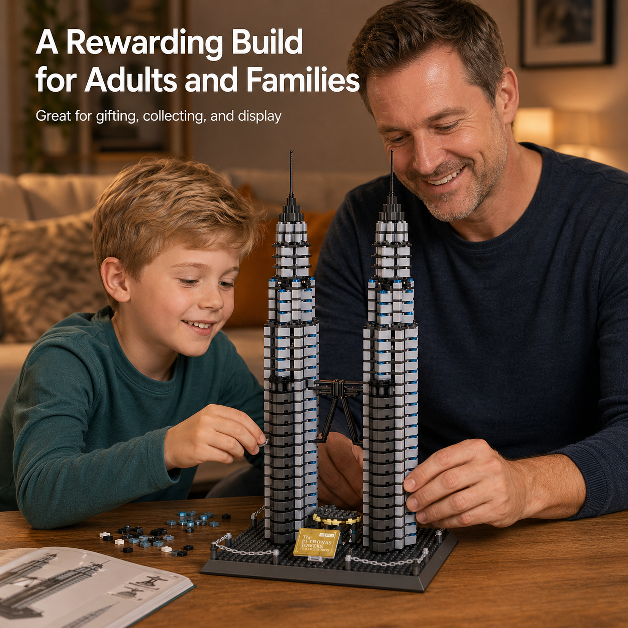 Petronas Towers Building Blocks Model Set