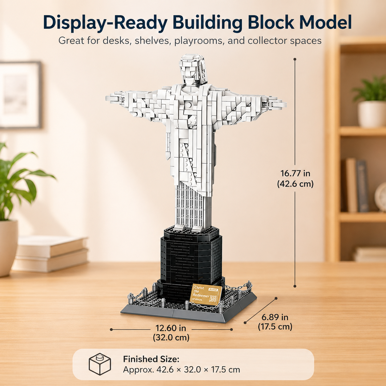 Rio de Janeiro Statue Building Block Set
