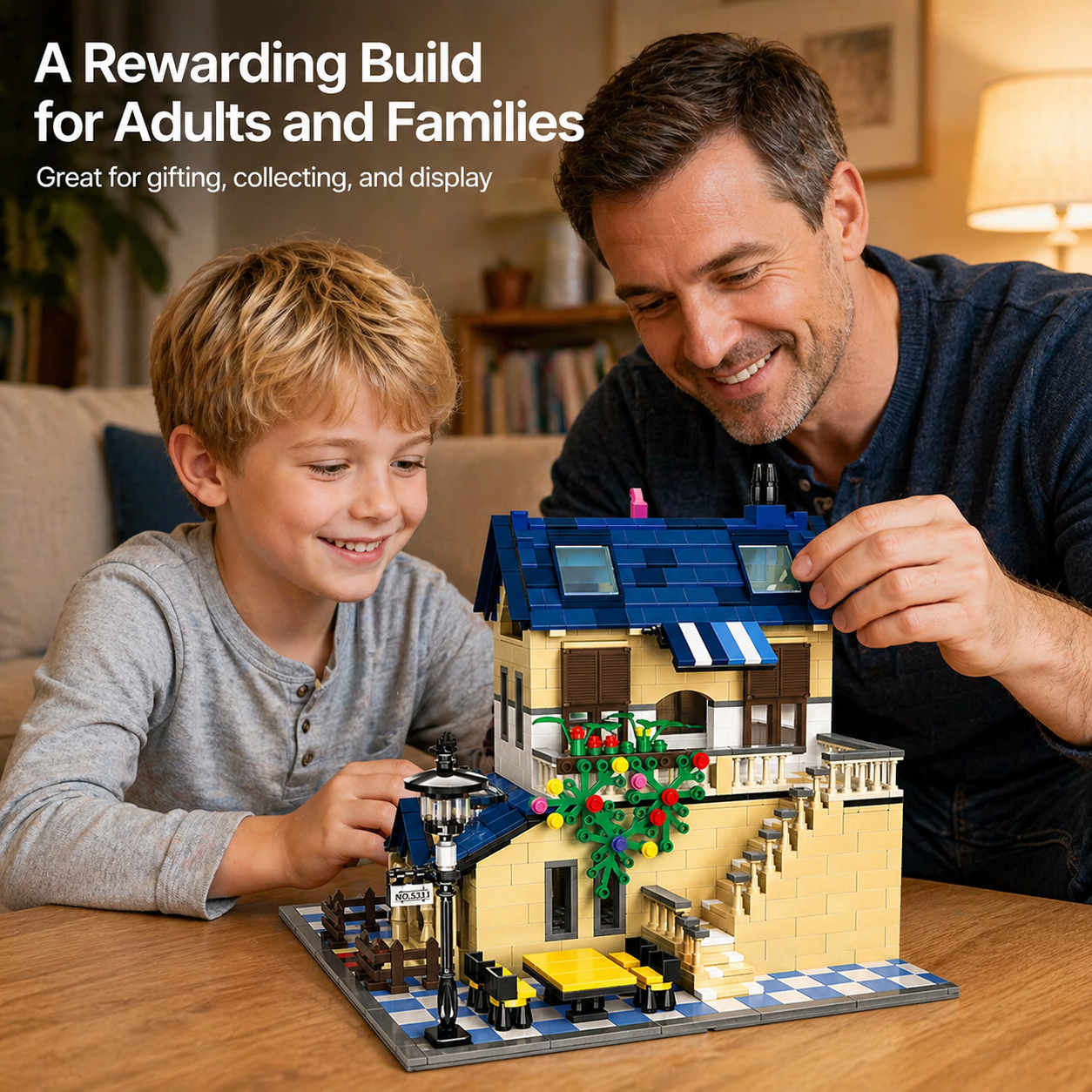 French Country Villa Building Blocks Set