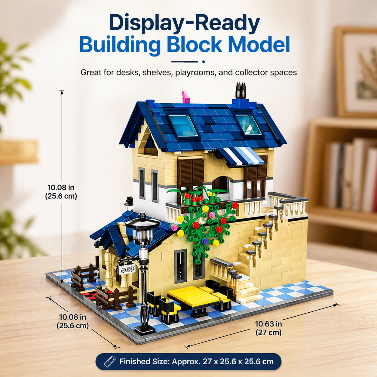 French Country Villa Building Blocks Set