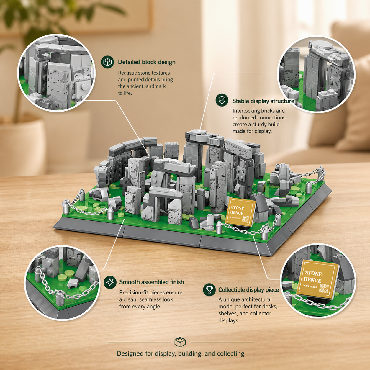 Stonehenge Architecture Blocks Model Kit