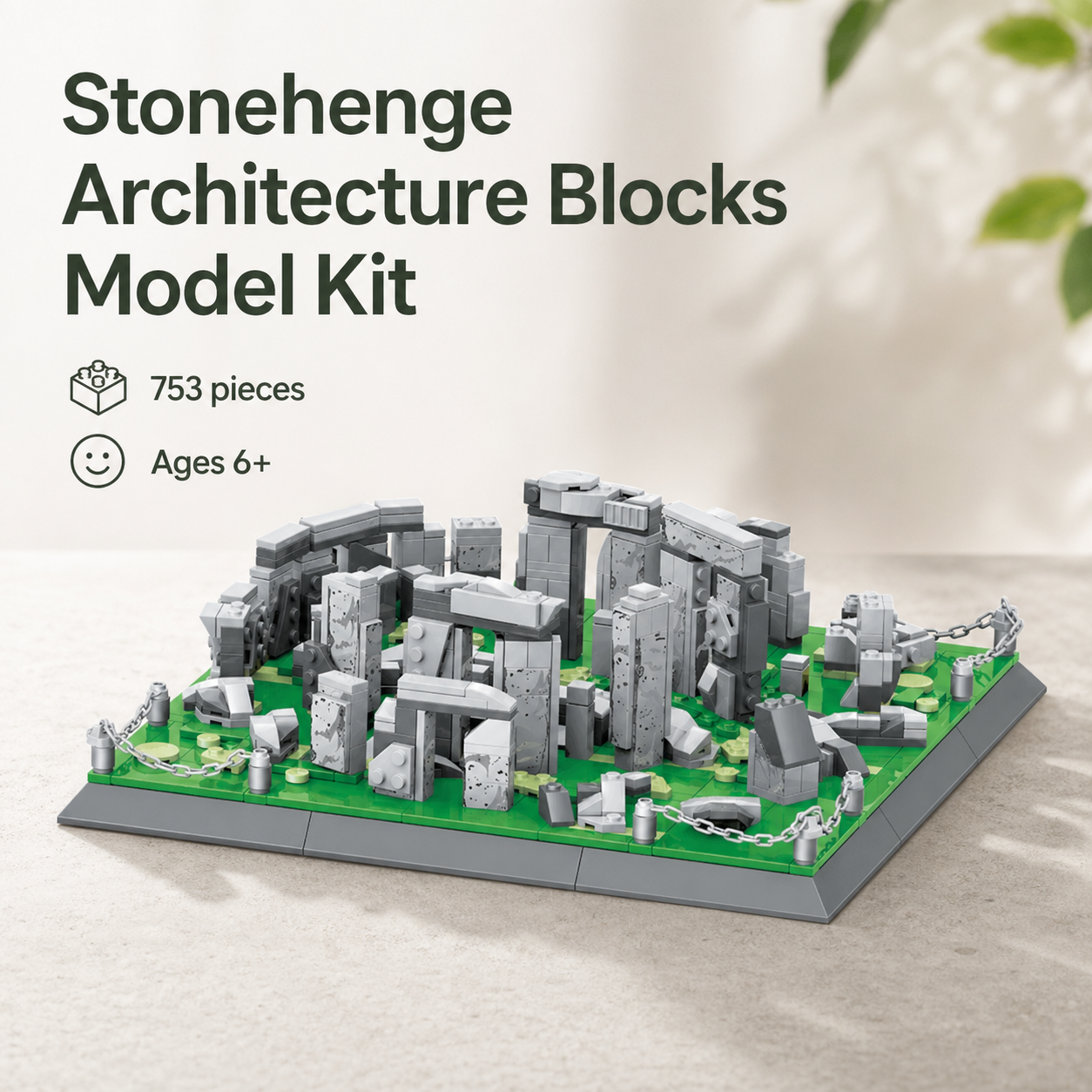 Stonehenge Architecture Blocks Model Kit
