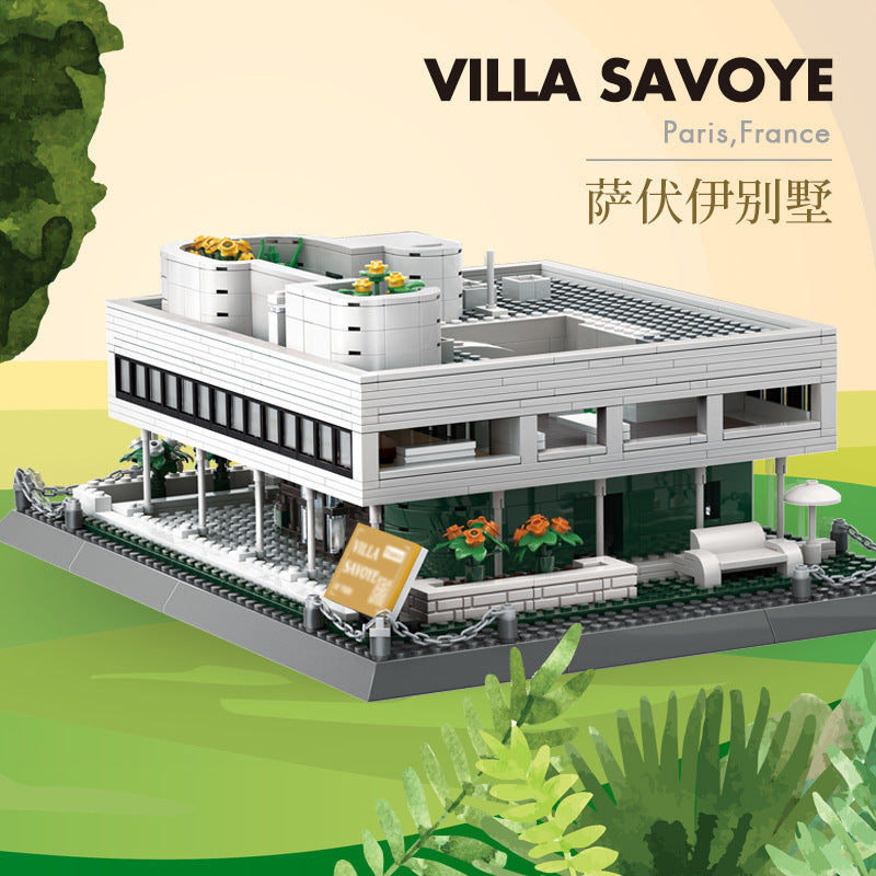 Villa Savoye 1226-Piece Building Blocks Set