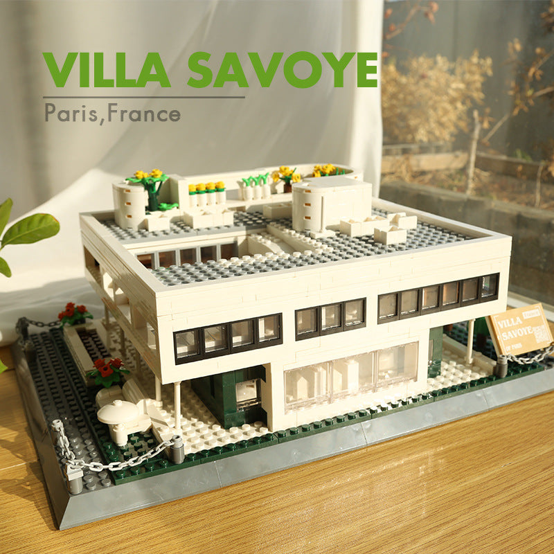 Villa Savoye 1226-Piece Building Blocks Set