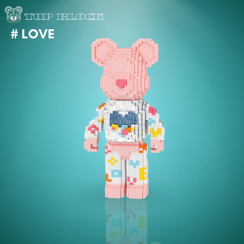 Love Bear Building Block Set