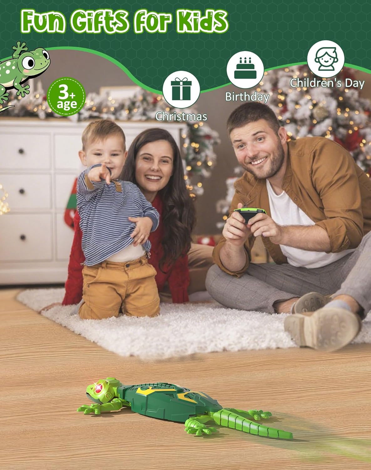 RC Wall Climbing Lizard Toy