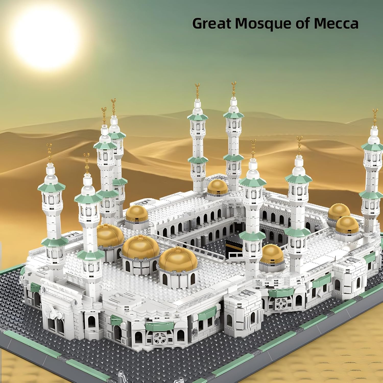 Mosque Architecture Building Blocks Set