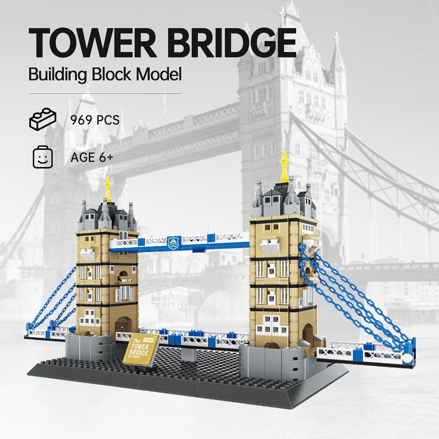 London Bridge Building Blocks Model Set