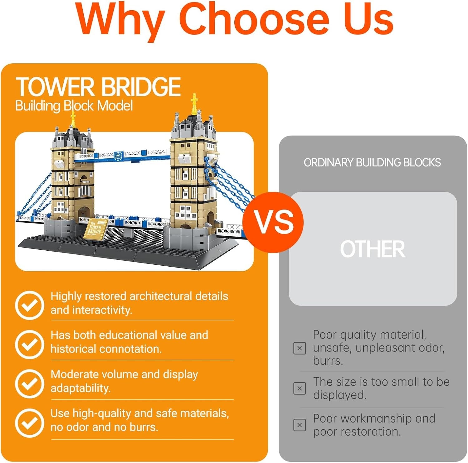 London Bridge Building Blocks Model Set