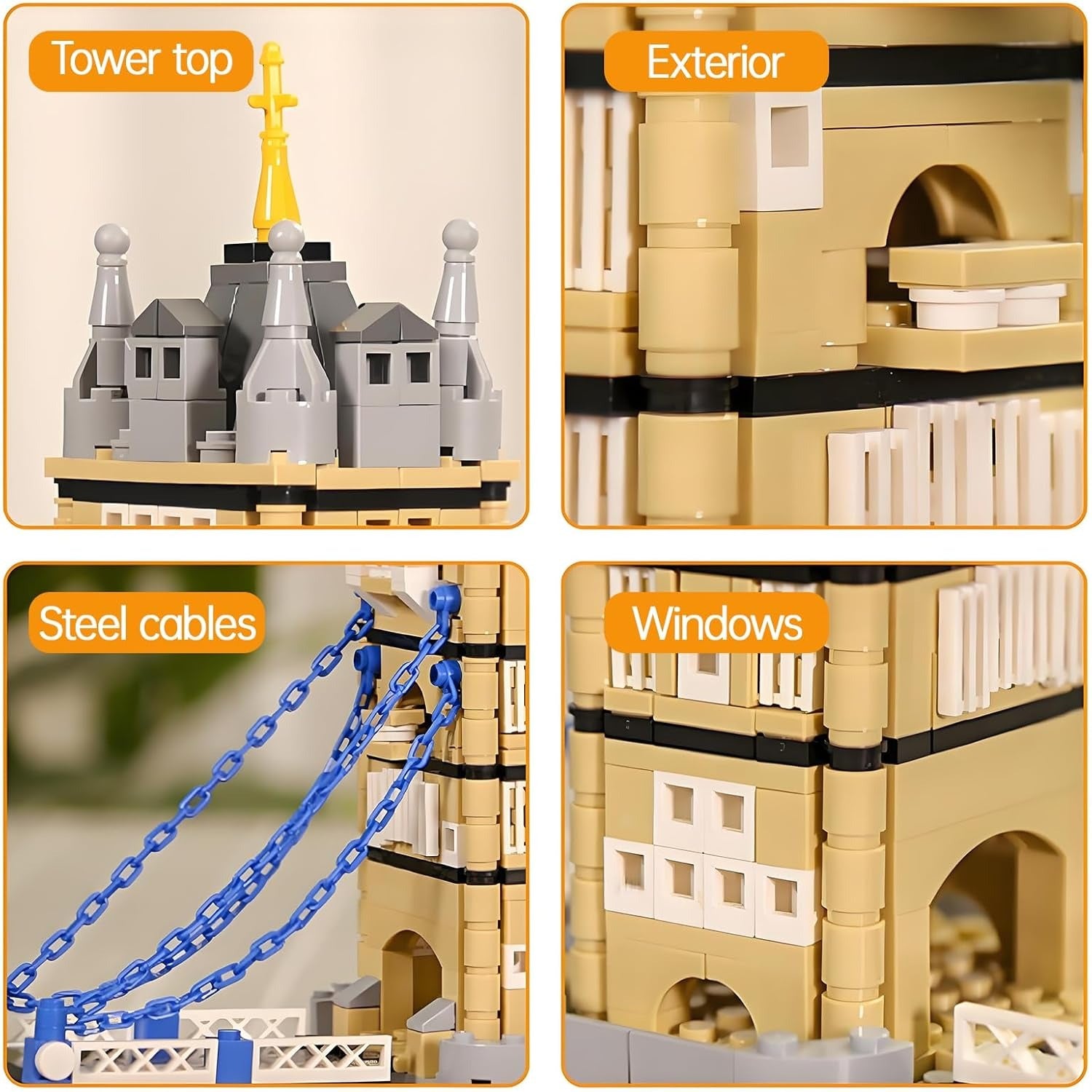 London Bridge Building Blocks Model Set