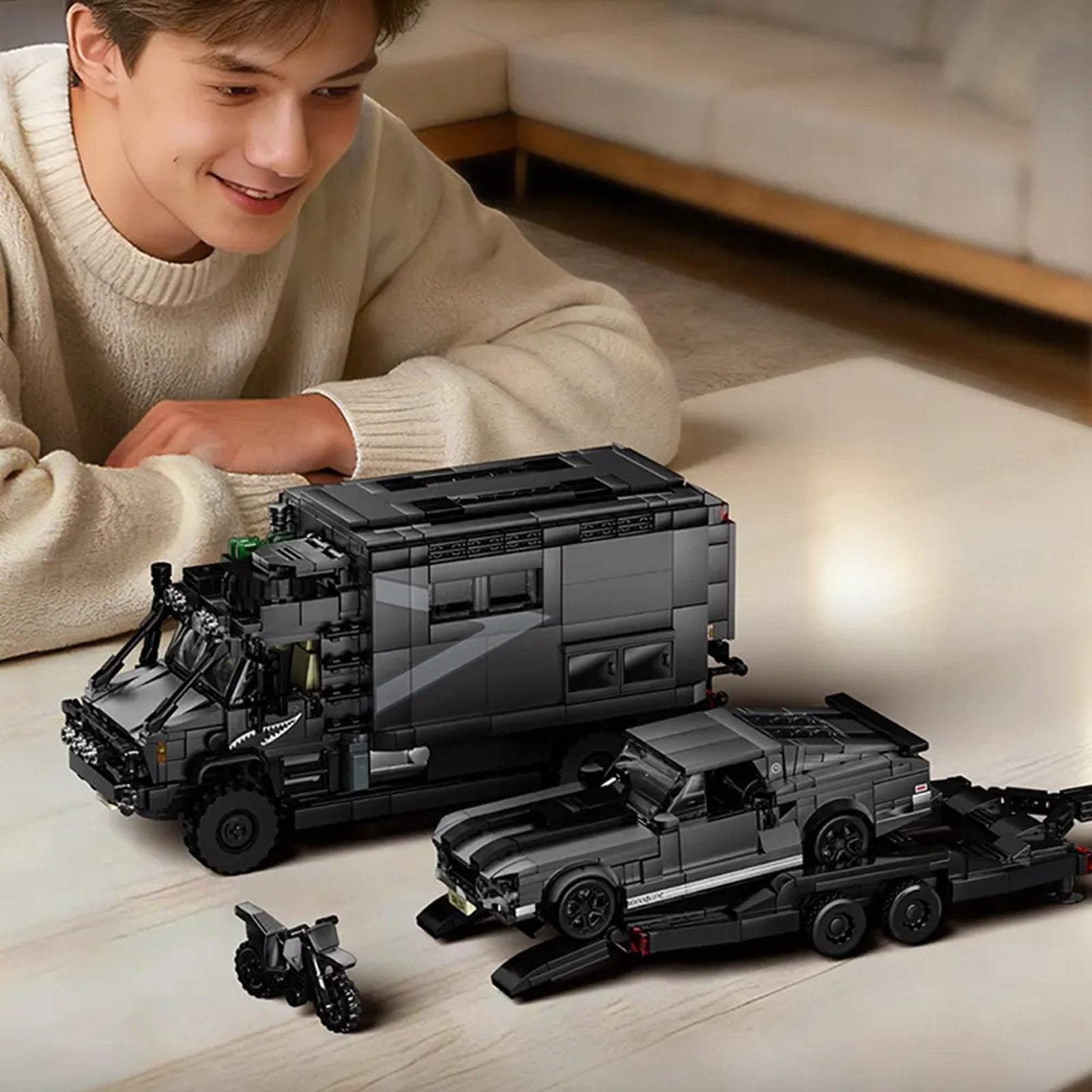 RV Truck Building Block Kit